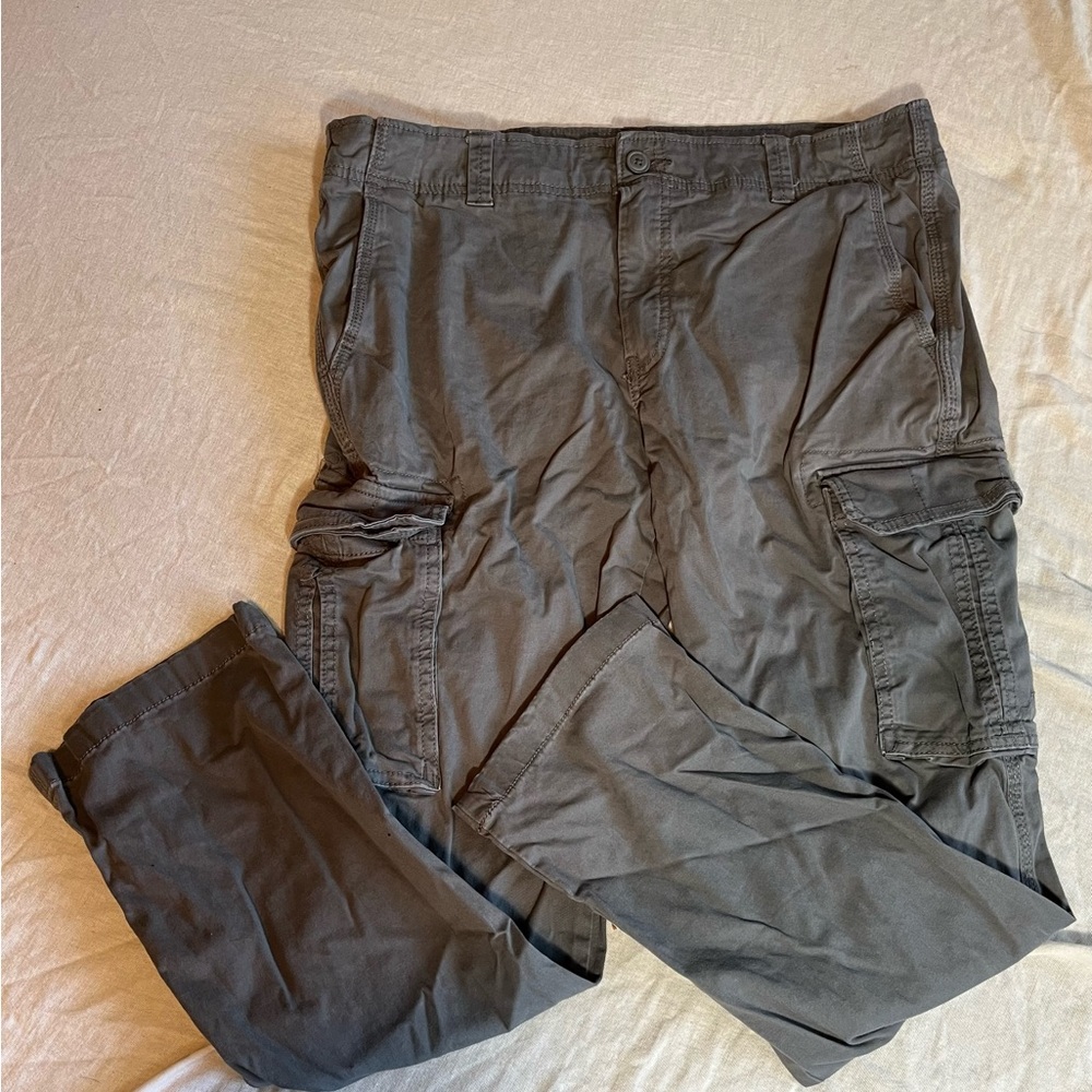 Grey cargo pants